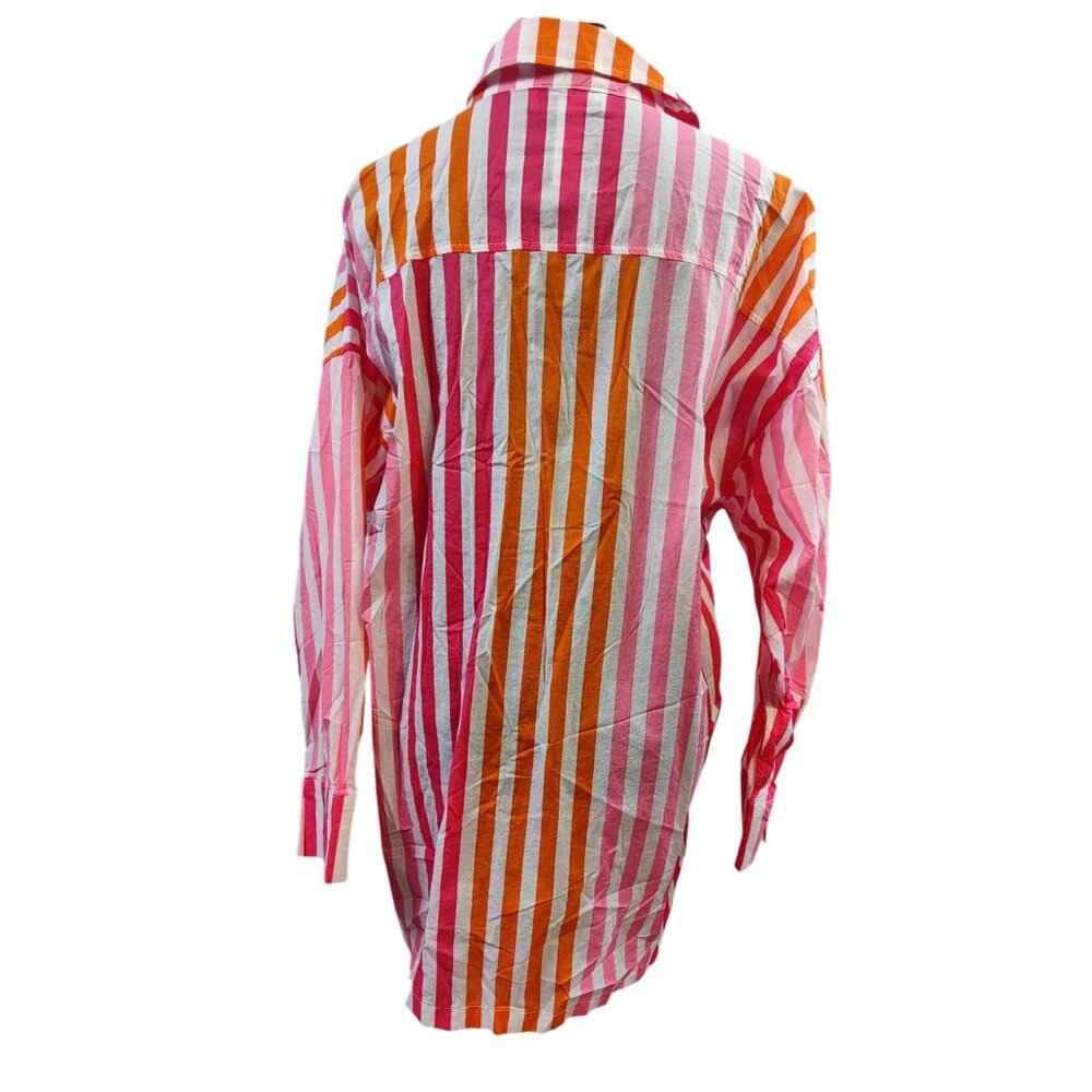 Beach Riot Women's Long Sleeve Striped Top Size LP - Picture 6 of 7